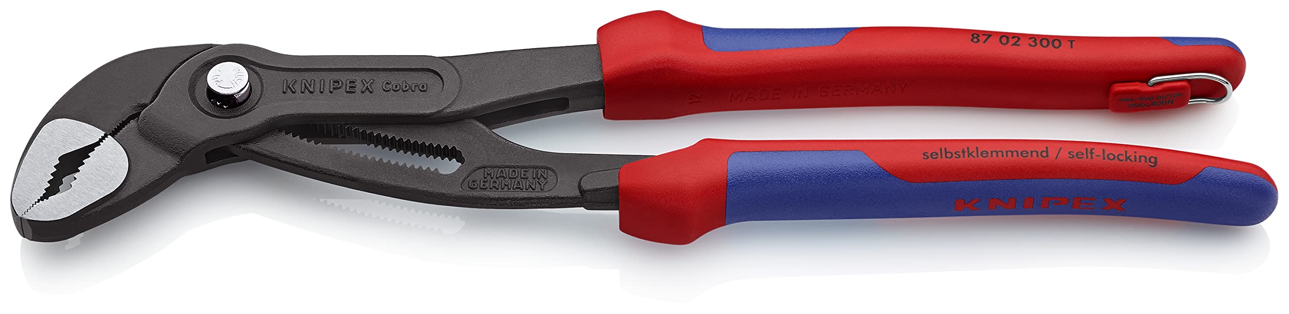 

KNIPEX Cobra Water Pump Pliers Drop Prevention 8702-300TBK