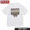 Unisexs Fashion Soft Breathable Classic TShirt Mama Camo Bow 100 Cotton Tee Clothes TShirts Polish for Couples TShirt Unisex