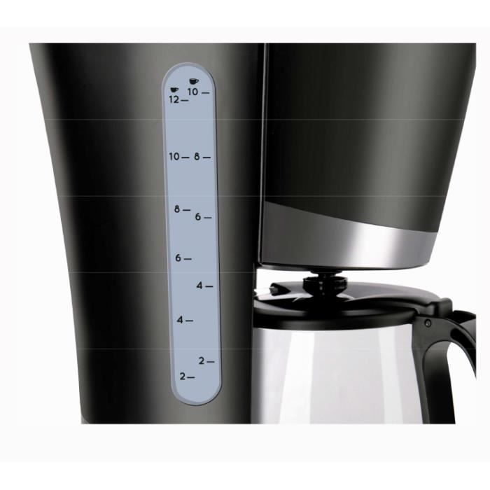 Cafetière filtre TAURUS Verona 12 - 680W - 1,2L - 12 tasses - Système anti-goutte - Arrêt automatique
