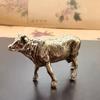 Messing Vieh Kleine Ornamente Miniaturen Figuren Schreibtischdekoration Tiere Statue Ornament Zuhause