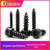 8.8 Grade Hex Socket Cylindrical Head Black Wood Screws Self-Tapping M2/M3/M4/M5