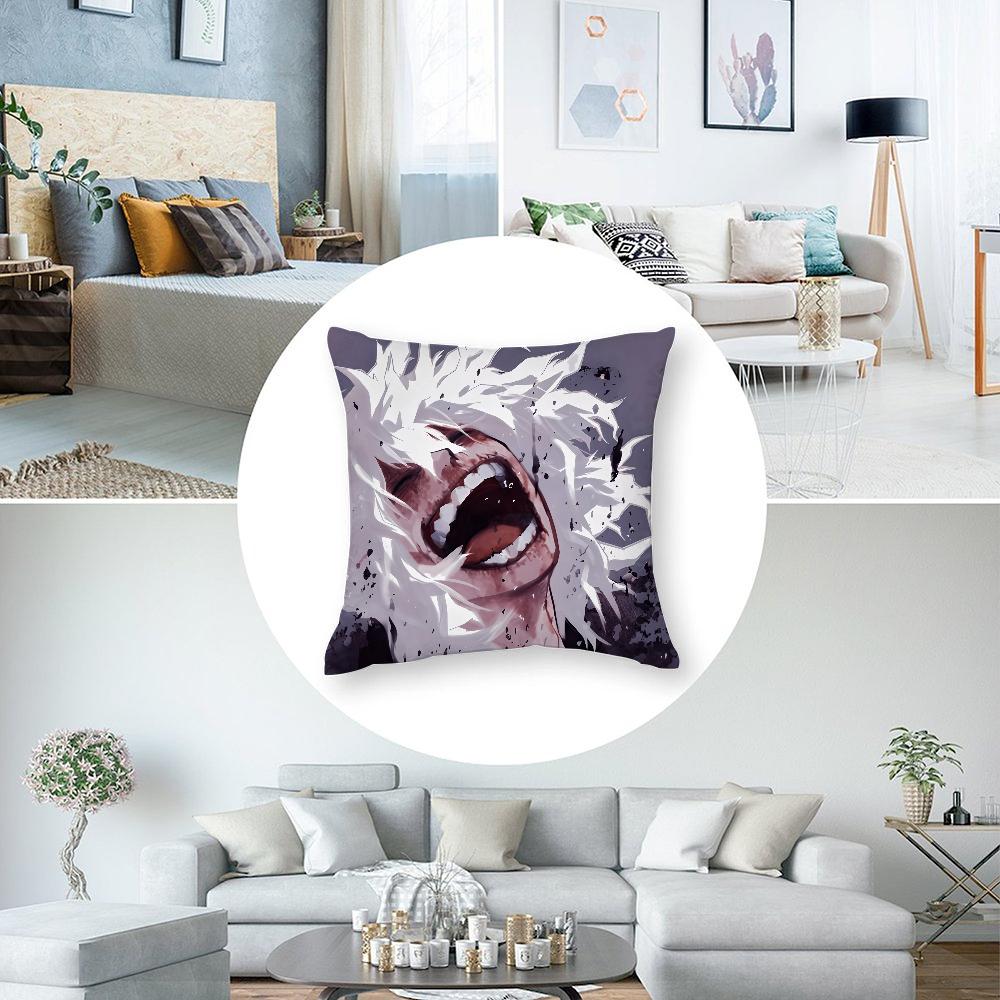 Anime T-Tomura Shigaraki Pillow Case 3D Print Polyester Fiber 40*40 cm Home Sofa Throw Pillow Cover Decoration Festival Gift