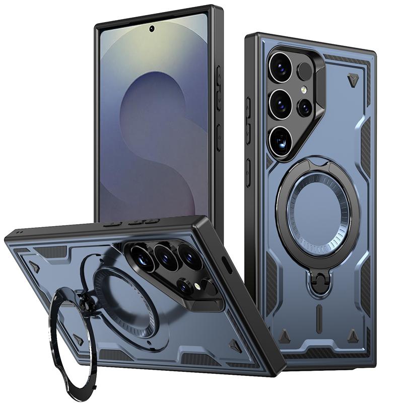 Magnetic Case For Samsung Galaxy S25 S24 S23 S22 Ultra Plus S21 For Magsafe Phone Cases For Samsung S25 EDGE S24 S23 FE Cover
