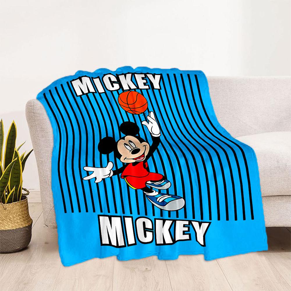 Mickey Mouse Adventure Blanket Soft & Cozy Perfect for Office Chair Bed Office Four Seasons Multipurpose Playful Design Gifts For Family Or Friends