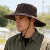 Bucket Hat Extra Large Brim Adjustable Fit Fisherman Hat Windproof Buckle Foldable Travel Outdoor UV Blocking Hat