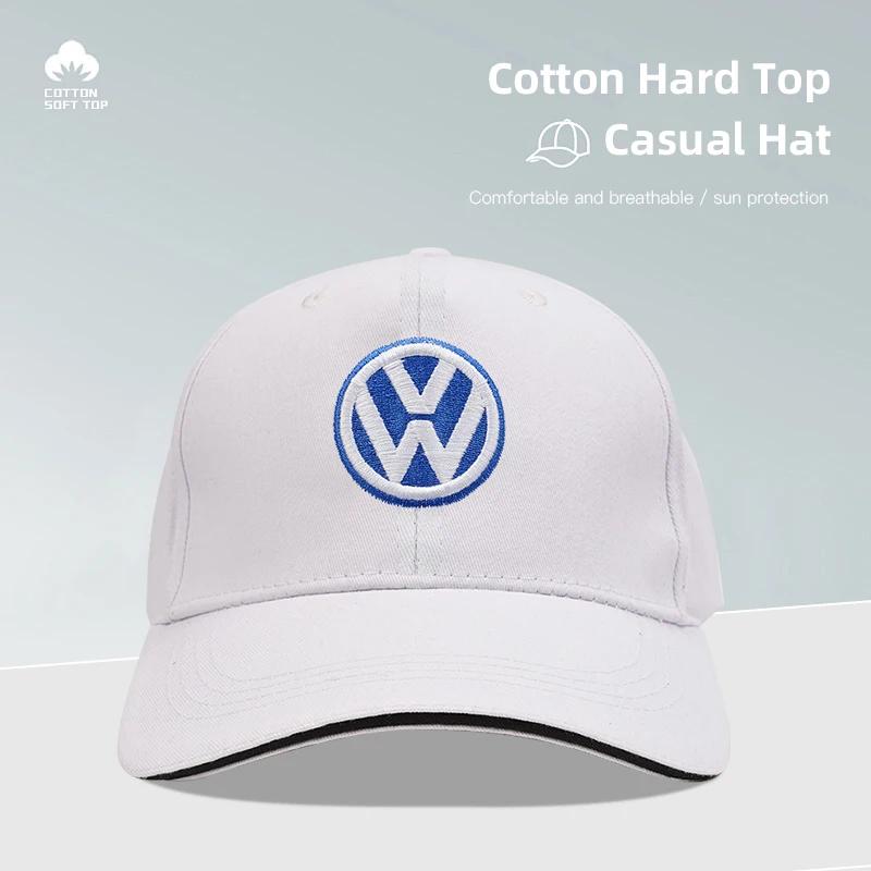 2025 Heiß Für Volkswagen VW Auto Emblem Stickerei Snapback Baseballkappe Frühling und Herbst Outdoor Verstellbar Lässige Hüte Sonnenschutz