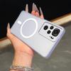 Frosted Semi Clear Magnetic Phone Case for Xiaomi Redmi Note 10S 4G,10 4G,POCO M5s Soft TPU Shockproof Cover