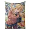 Cute Anime Fleece Fashion Blanket - Soft Flannel Throw Gift for Kids, Teens, Adults - Warm & Cozy for Christmas, Birthday