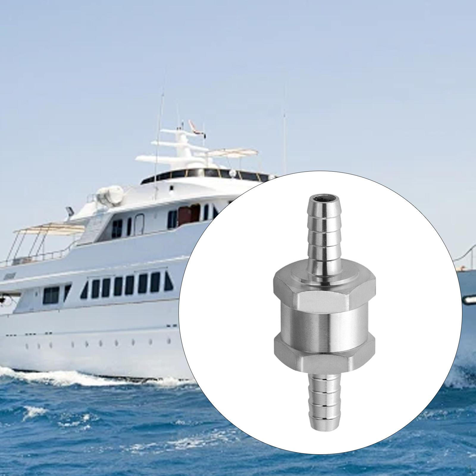 

Check Valve Car Parts Aluminum Alloy Accessory Replace for Petrol Line Oil Motorcycle Automotive 8mm