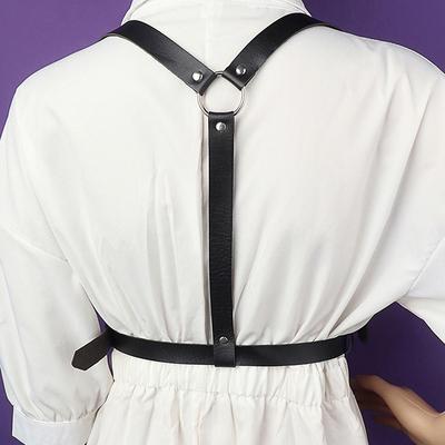 Cintura Imbracatura da Donna Imbracatura da Petto Corsetto Pelle Lingerie Bretelle Per Donne Abbigliamento Goth Feticcio Outfit Festival Rave