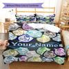 Sheffield Wednesday Football Club Custom Name Pattern Bedding,Quilt Set Quilt Cover Pillowcase Home Birthday Gift(1 * Duvet Cover + 2 * Pillowcase, Wi