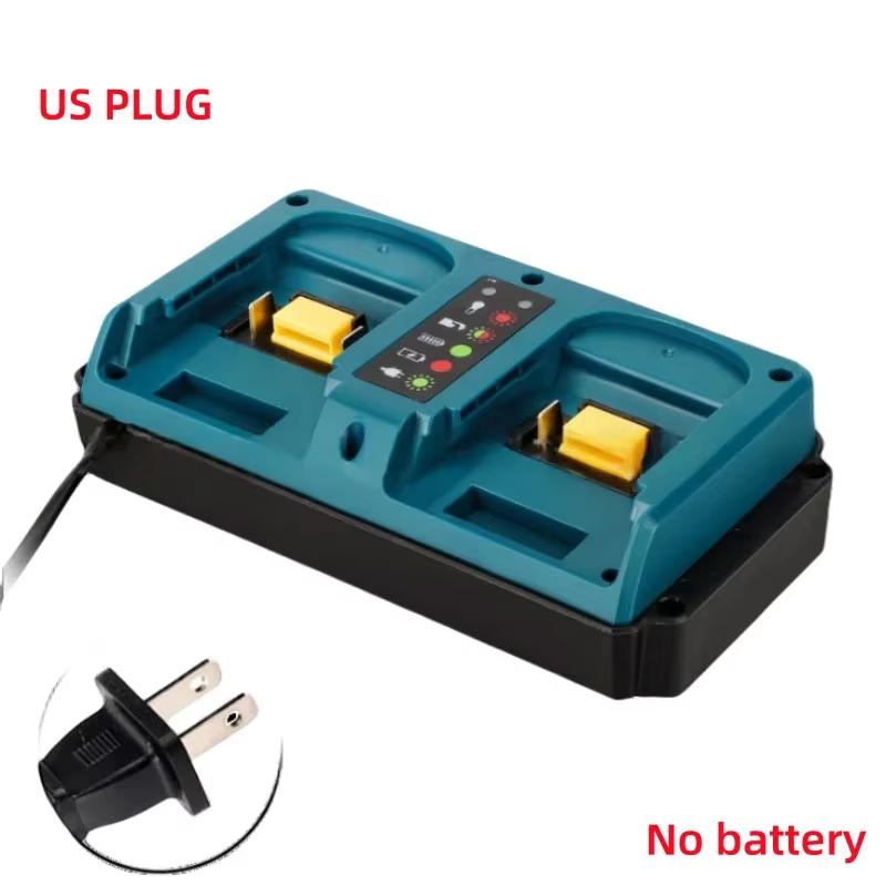 Power Tool for Makita 18V Li-ion Battery Replacement DC18RD Double Charger EU/US/UK/AU Plug