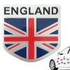 UK Car Emblem Sticker - England British Flag Metal Emblem Sticker, Union Jack UK