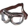 Magnifying Lens Brown Lens Sunglasses, Goggles, Retro And Steampunk Style, Suitable For Outdoor Sports And Off-road Motorcycles