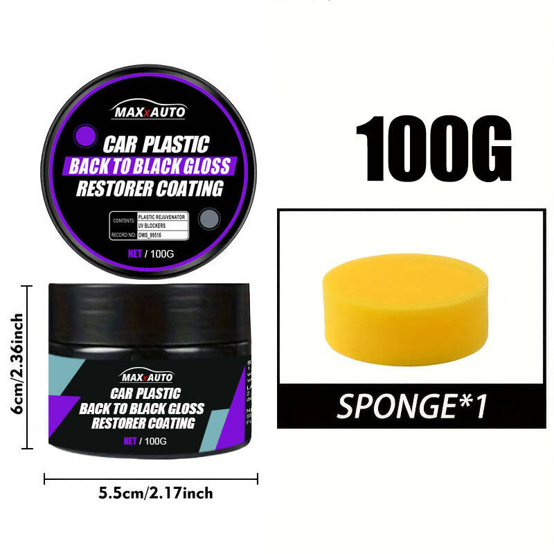 

Car Universal Leather and Plastic Repair Polishing Wax Automotive interior reconditioning cream for leather/plastic/rubber care 50G
