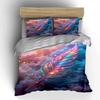 Colorful feather with sparkles. Bedding sets Duvet cover sets Duvet covers Pillowcases(1 * Duvet Cover 2 * Pillowcases without duvet insert)