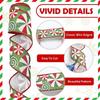 1pc 5 Yards Christmas Candy Peppermint Wired Edge Ribbon Wide Christmas Candy Ribbon For DIYCraft Xmas Tree Gift Party Decor