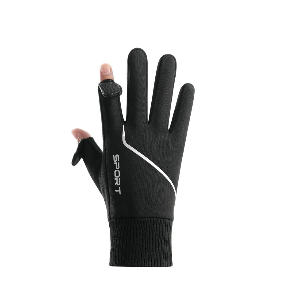 Keep Warm Cycling Gloves Windproof Full Finger Mittens Elastic Winter Warm Gloves  Autumn