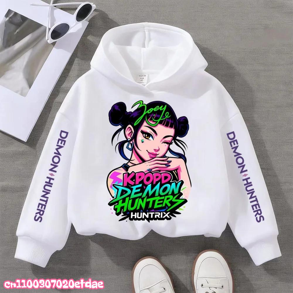 Hoodies Sweatshirts Girls Cartoon Girl Hooded Sweatshirt Children's Fashionable Casual Top Casual Girl's Clothing