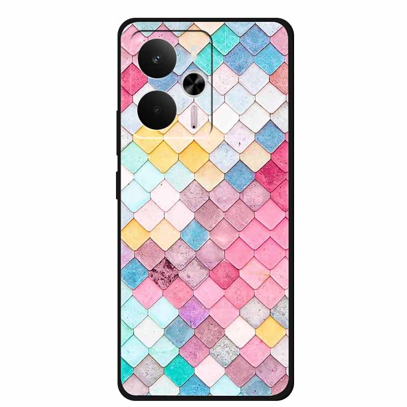 For Realme 14 5G Case Cute Cartoon Silicone Back Cover Cases for Realme 14 5G Global Soft TPU Case 6.67'' Realme14 5G Shells New