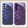 Black green king snake For Samsung A 20 30 22 23 24 25 26 31 32 33 34 35 42 50 51 52 53 54 55 56 70 71 72 73 glass phone case