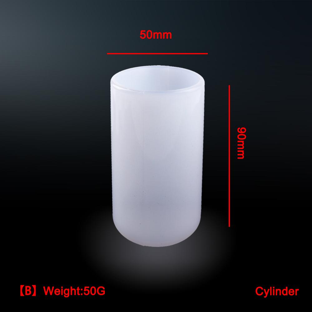 1PC 10 Style Cylindrical Hexagon Silicone Mold DIY Epoxy Resin Casting Mould UV Candle Home Decoration Jewelry Making Tools