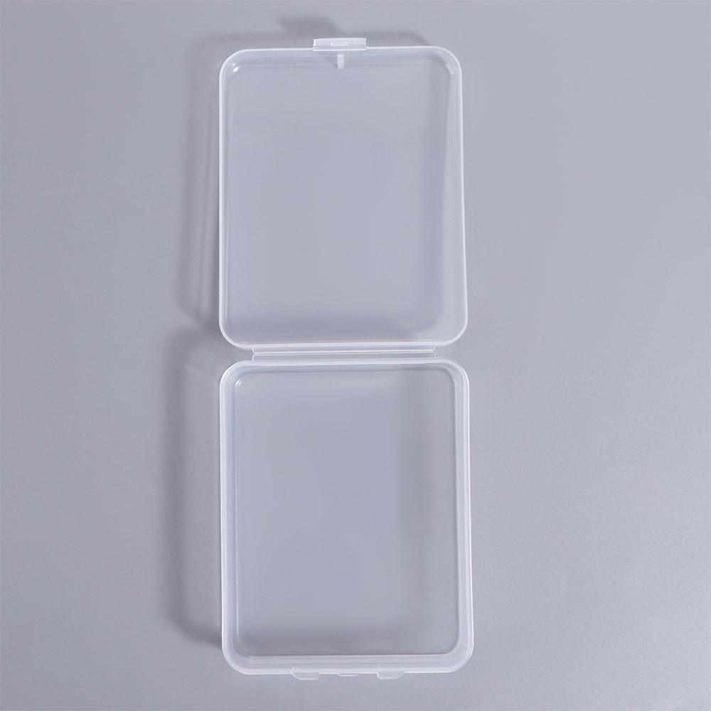 Transparent Photocard Storage Box Dustproof Flip Storage Box Card Storage Case Desktop