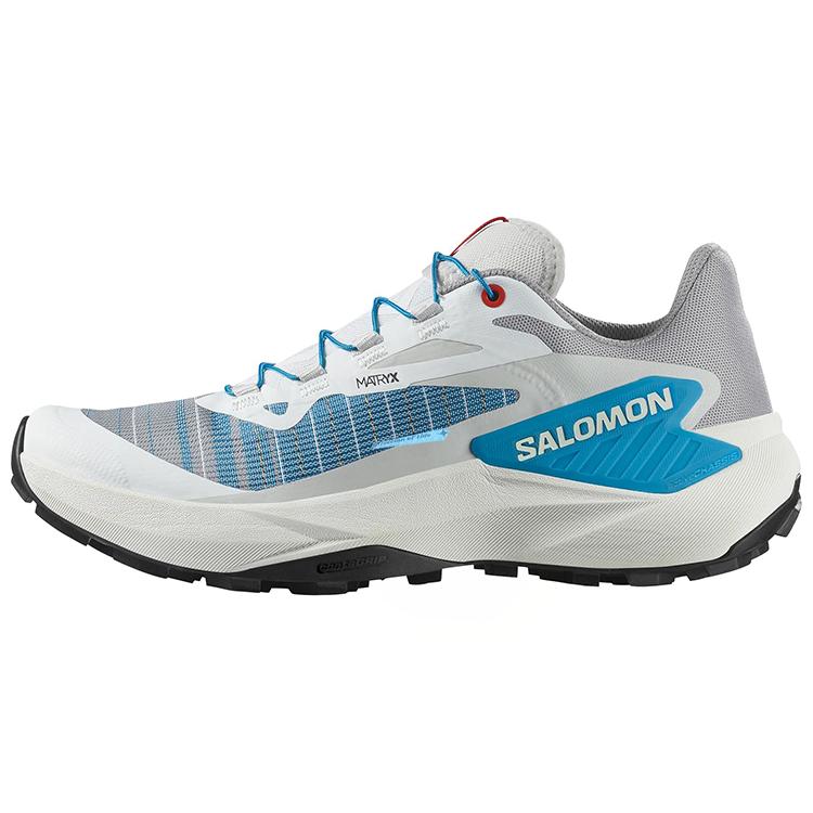 

SALOMON GENESIS Anti Slip Wear Resistant Low Top Casual City Commute Running Shoes Women s Gray White Sneakers 477671 38