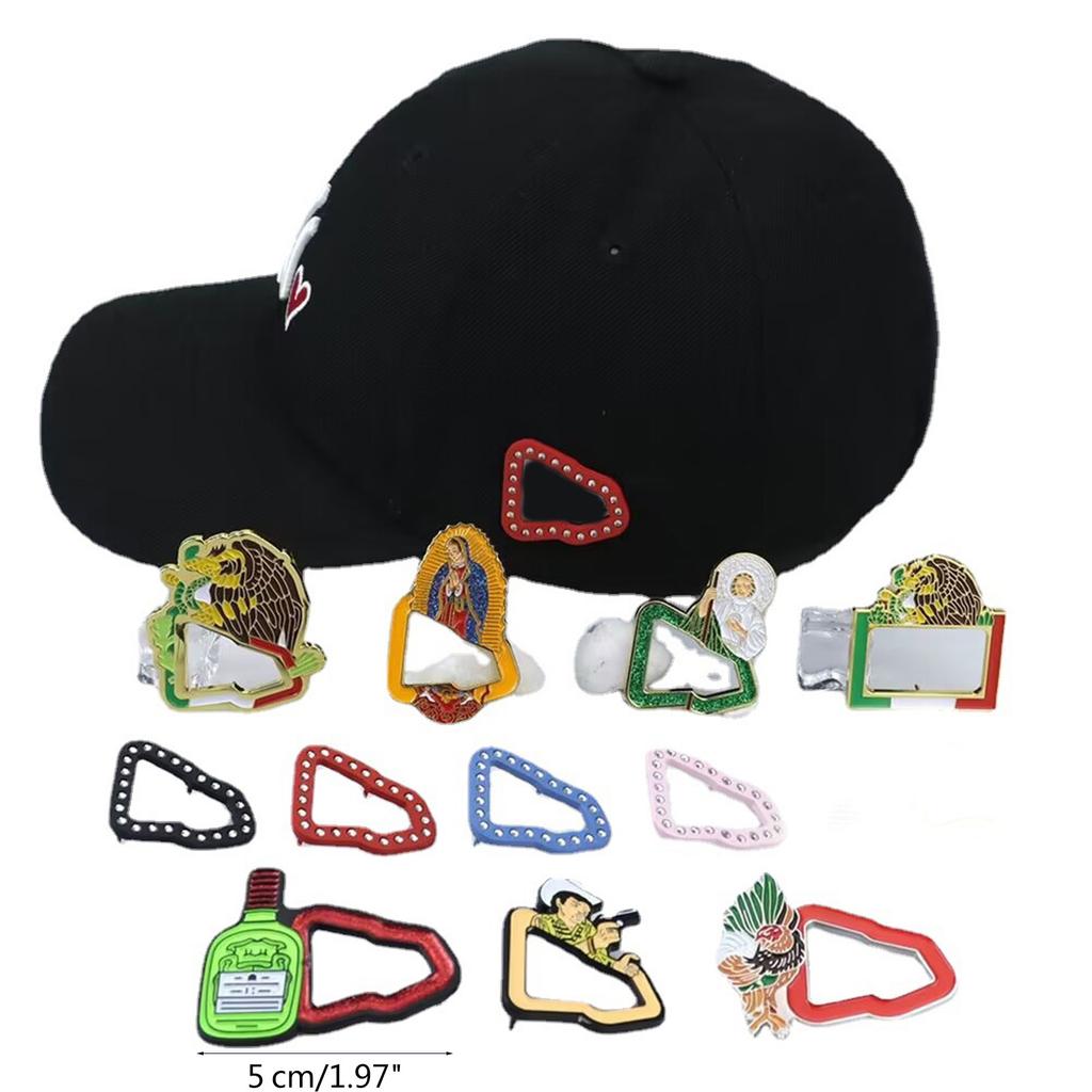 New Era Cartoon Hutnadeln Metall Baseballkappe Broschen Mode Bekleidungszubehör Rutschfestes Kappenabzeichen Hutdekoration