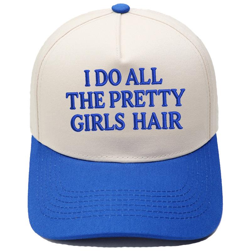 I DO ALL Fun Embroidery Color Matching Truck Driver Baseball Cap Men's and Women's Casual Shade Dad Hat