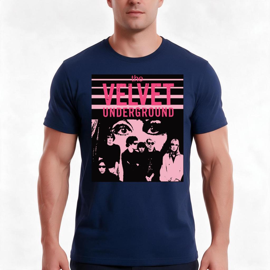 Velvet Underground 70s 1970s Retro Vintage Mask Tshirt Summer Casual Cotton Tee Oversized Streetwear Tops Unisex Unisex Unisex