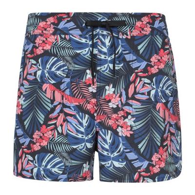Womens/Ladies Leaf Print Stretch Boardshorts