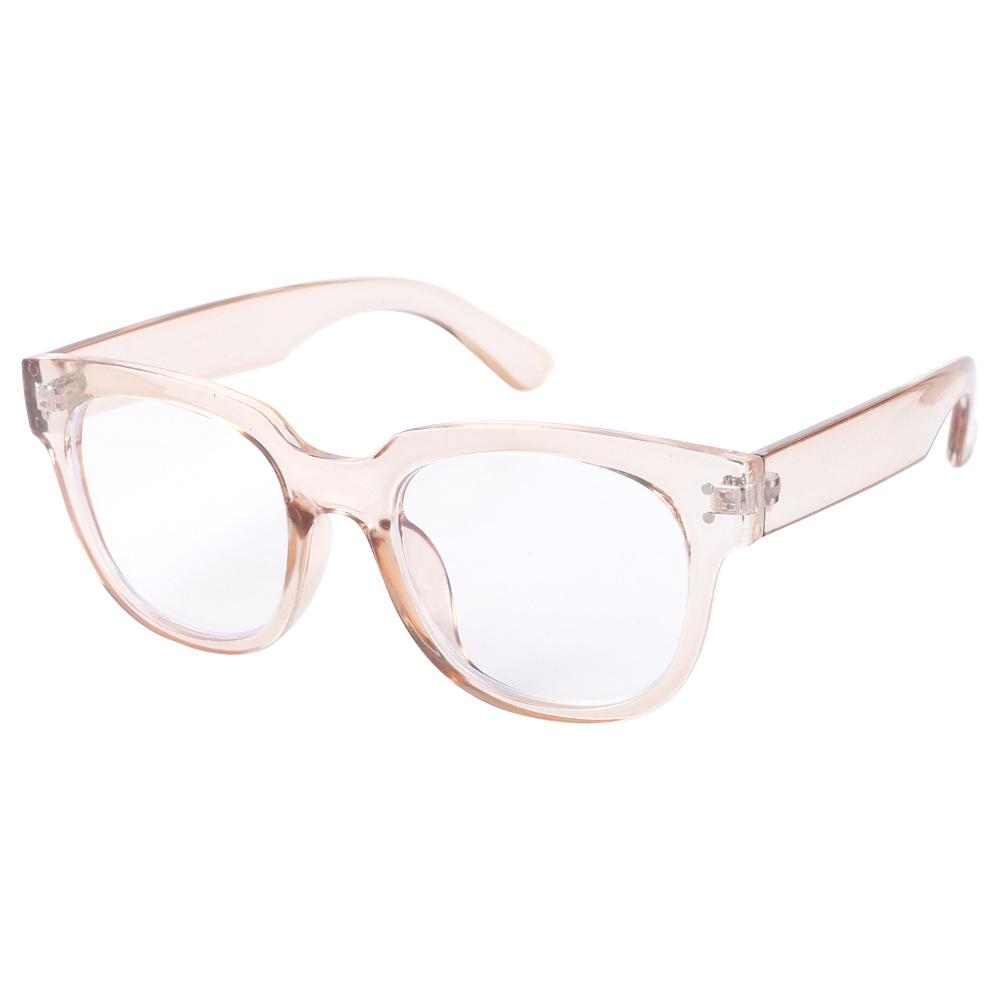 2023 New Fashion Flat Glasses Men and Women Universal Retro Black Frame Anti-blue Light Anti-computer Radiation Glasses