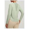 Loose Fit Long Sleeve Breathable Yoga Top For Women Workout Running