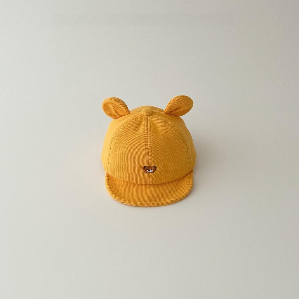Baby Bear Cartoon Sun Hat With Wide Brim For Summer Sun Protection For Toddlers
