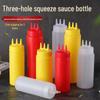 ZISIZ Triple Spout Squeeze Condiment Bottle