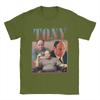 Novelty Tony Soprano Movie T-Shirt for Men Crewneck Cotton T Shirt Short Sleeve Tees Gift Idea Clothing