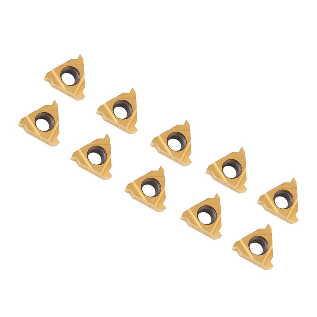 10pcs CNC Carbide Tips Inserts Blade Cutter Lathe Turning Tool With Box