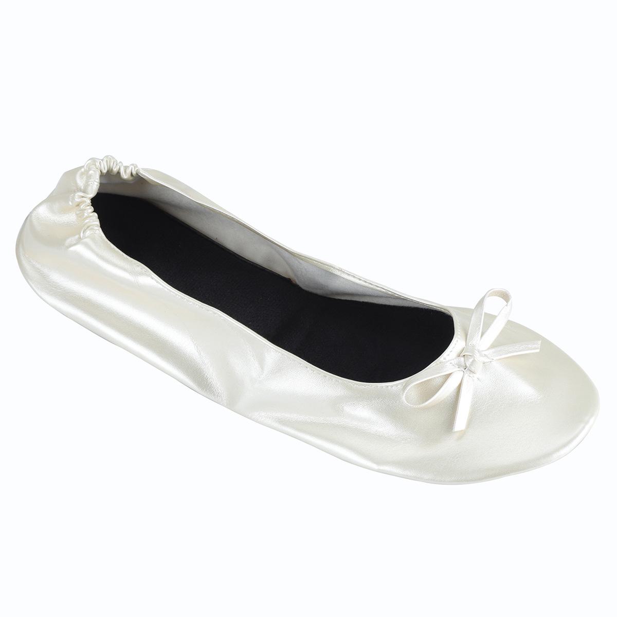 

Women s Flat Ballet Shoes with Customizable Trademark Patterns Extra Large жемчужина белый