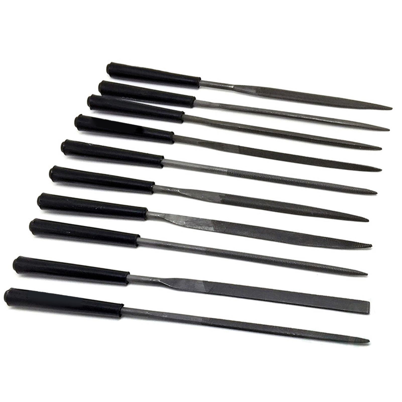 

10pcs Guitar Frets Nuts File Set Polished File Guitar Repairing Tools Professional Guitar Luthier Tool for Stringed разноцветный