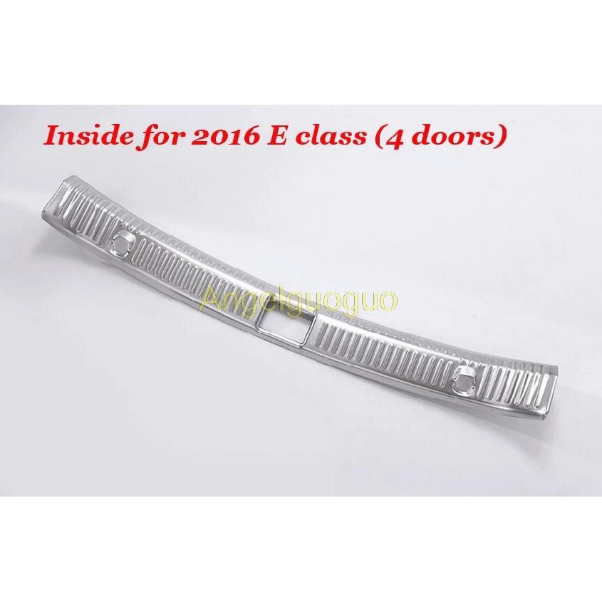 Car Accessories Rear Bumper Protector Trunk Guard Sill Plate Scuff Trim for Mercedes Benz E Class W212 W213 E200L E300L