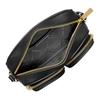 Michael Kors Mk Jet Set Gold Hardware Zipper Closure Leather Crossbody Shoulder Bag Women bags Black 35S2GTTC6L-BLACK