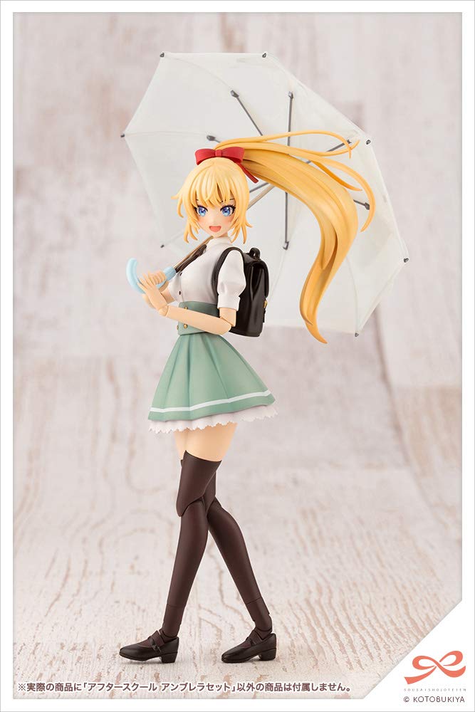 Sosai Garden After School Umbrella Set Height 96mm scale plastic model MV003 Girls' approx. 1/10