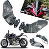 For HONDA CBR650R CB1000RR CBR600RR CBR250R CBR600F4 Motorcycle Side Wing Kit Spoiler Fairing Rear View Mirror Fixed Wing Kit