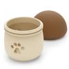 Silicone Dog Treat Dispensing Toy Mushroom Food Leakage Interactive Chew Toy Indoor Dog Cats Teething Cleaning Feeder Toy