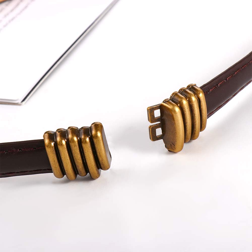 Metal buckle Zinc Zinc Alloy All-match Skirt decorations PU leather belt Thin waistband Circle Waist Strap
