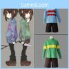 Schitterend Undertale Frisk Chara cosplaykostuum, perfect voor elke gelegenheid.