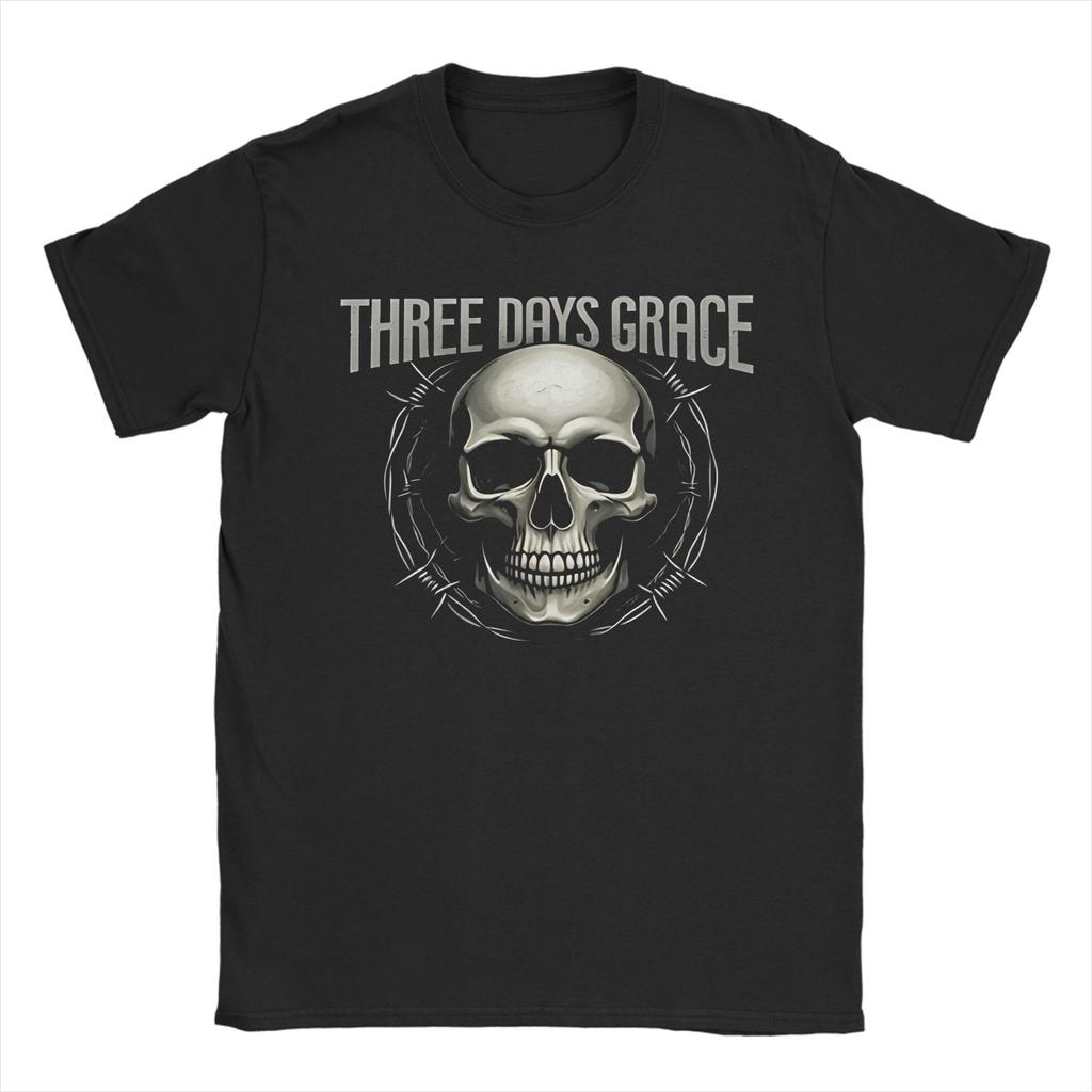 Fashion Three Days Grace Alienation Tour T Shirt For Unisex Cotton Tee Shirt Short Sleeve Clothes