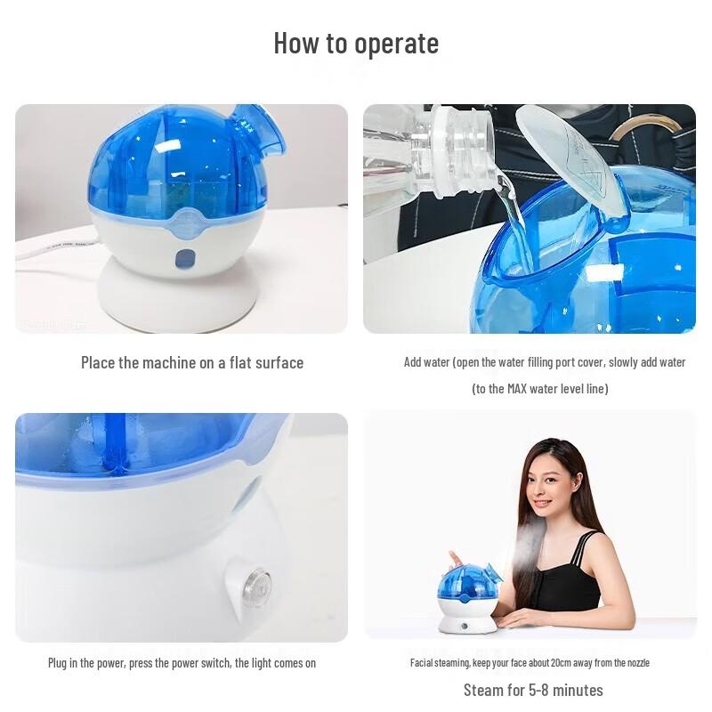 Jindao Nano Cold Mist Facial Sprayer CN plug (adapter included)