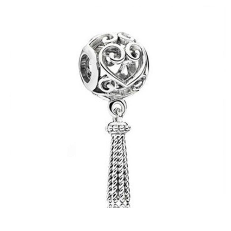 

Beaded White Copper Four-Leaf Clover String DIY Panjia Beads 15